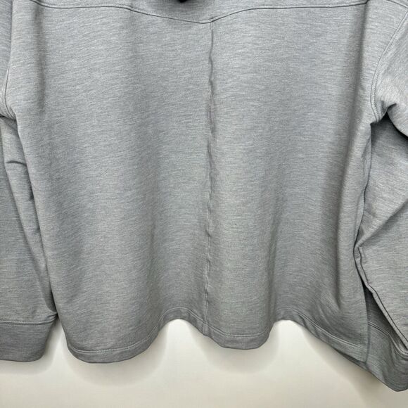 Nike Yoga Dri Fit hoodie hooded sweatshirt gray Pull-over DM7033-073 - Picture 6 of 14